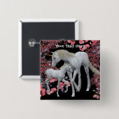 ユニコーンマーレとベビーファンタジーボタン 缶バッジ (正面&裏面)