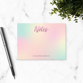 ユニコーンミックスパターフェイクンピンクグリッター ポストイット