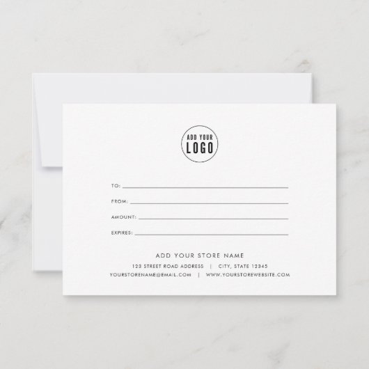 ユニコーンミックスブルーフェイクグリッターギフト証明書 (裏面)