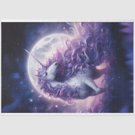 ユニコーンムーンティッシュペーパー 薄葉紙 (正面)