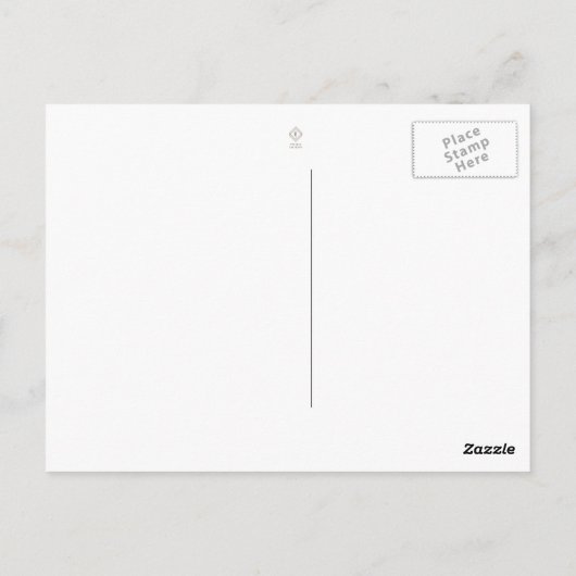 ユニコーンムーンファンタジーアートハガキ ポストカード (裏面)