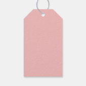 ユニコーンメッセージカードパステルマジカルレインボー誕生日 ギフトタグ (裏面)