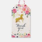 ユニコーンメッセージカード ギフトタグ (正面)