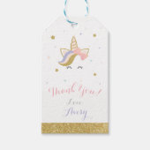 ユニコーンメッセージカード ギフトタグ (正面)