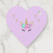 ユニコーンメッセージカード フェイバータグ (裏面)