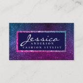 ユニコーンモダングリッタースタイリッシュ名刺 名刺 (正面)