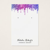 ユニコーンモダングリッタードリップスイヤリングディスプレイ (正面)