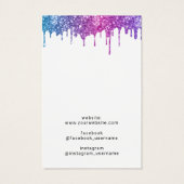 ユニコーンモダングリッタードリップスイヤリングディスプレイ (裏面)