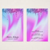 ユニコーンモダンドリンクジュエリーイヤリングディスプレイ (正面&裏面)