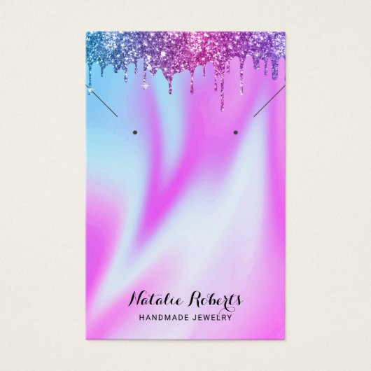 ユニコーンモダンドリンクジュエリーイヤリングディスプレイ (正面)