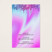 ユニコーンモダンドリンクジュエリーイヤリングディスプレイ (裏面)