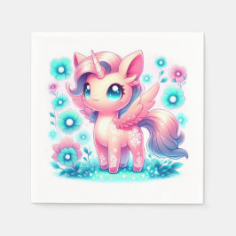ユニコーンモダン赤ちゃんシャワー スタンダードカクテルナプキン