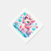 ユニコーンモダン赤ちゃんシャワー スタンダードカクテルナプキン (角)