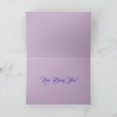 ユニコーンユニークだ!誕生日カードガールズ カード (内部)