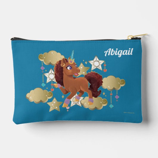 ユニコーンユニークの星と雲 アクセサリーポーチ (裏面)