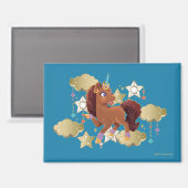 ユニコーンユニークの星と雲 マグネット (正面/裏面)