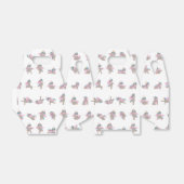 ユニコーンヨガポーズパターンデザイン フェイバーボックス (折り畳みなし)