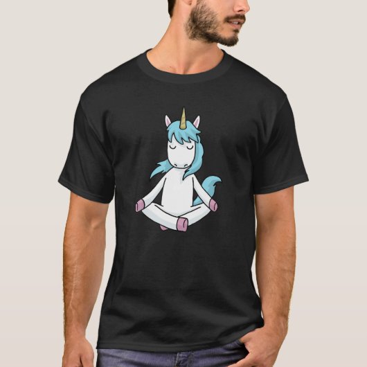 ユニコーンヨガ Tシャツ (正面)