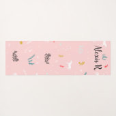 ユニコーンヨパーソナライズされたガマット ヨガマット (裏面(横))