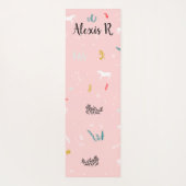 ユニコーンヨパーソナライズされたガマット ヨガマット (裏面)