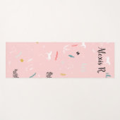 ユニコーンヨパーソナライズされたガマット ヨガマット (正面(横))