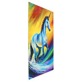 ユニコーンライディングレインボーウォールアートメタルプリント メタルプリント (3/4)