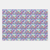 ユニコーンラッピング紙セット ラッピングペーパーシート (正面)