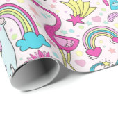 ユニコーンラッピング紙 ラッピングペーパー (ロールコーナー)