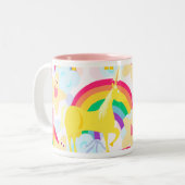 ユニコーンラップマグカップ ツートーンマグカップ (正面左)