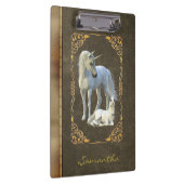 ユニコーンラバーフォール青銅メタルレザーブック クリップボード (右)