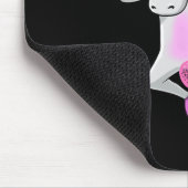 ユニコーンリラックスダブ青少年ラクロスティーズラクロスおもしろい マウスパッド (コーナー)