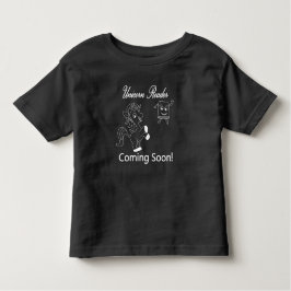 ユニコーンリー来ダーのSoon Kidsホワイトロゴティー トドラーTシャツ