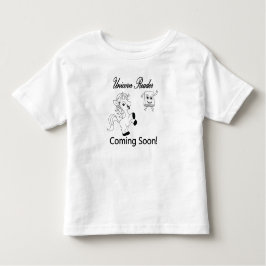 ユニコーンリー来ダーのSoon Kids Black Logo Tee トドラーTシャツ