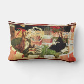 ユニコーンルンバの神秘的な狩りとしての受胎告知 ランバークッション (裏面)