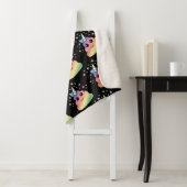 ユニコーンレインボーウンチ絵文字かわいい シェルパブランケット (インサイチュ)