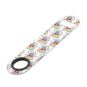 ユニコーンレインボーウンチ絵文字 スピード栓抜き (裏面アングル)