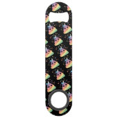 ユニコーンレインボーウンチ絵文字 スピード栓抜き (裏面)