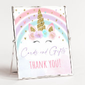 ユニコーンレインボーカード&ギフトパーティーサイン ポスター