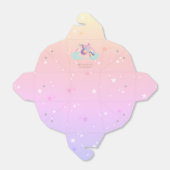 ユニコーンレインボーグリッターガールバースデーパーティーの好意 フェイバーボックス (折り畳みなし)