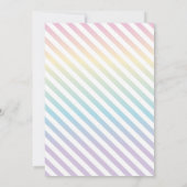 ユニコーンレインボーサンキューカード サンキューカード (裏面)