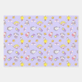 ユニコーンレインボースターをテーマにしたコレクション ラッピングペーパーシート (正面)