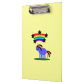ユニコーンレインボースタークリップボード クリップボード (左)