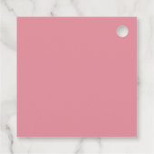 ユニコーンレインボーピンク金ゴールドパステル誕生日 フェイバータグ (裏面)