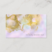 *~ユニコーンレインボーホログラジックパステル美しいAP1 名刺 (正面)