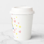 ユニコーンレインボーマジカルデイ誕生日 紙コップ (裏面)