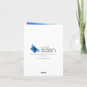 ユニコーンレインボー5番目の誕生日カード カード (裏面)