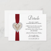 ユニコーンレッド結婚レース詳細 エンクロージャーカード (正面/裏面)