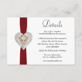 ユニコーンレッド結婚レース詳細 エンクロージャーカード (正面)