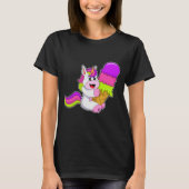 ユニコーンワッフルアイスクリーム Tシャツ (正面)