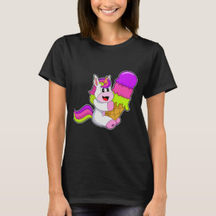 ユニコーンワッフルアイスクリーム Tシャツ